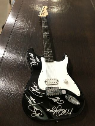 Ac/dc Electric Guitar Signed Autographed By The Entire Band With