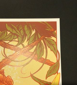 Pearl Jam Concert Poster - Munk One Signed/ ’d AP 31/100 - 10.  30.  31 Charlotte NC 4