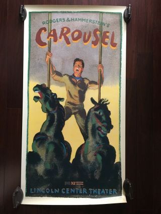 Carousel - Vintage 1990’s Theater Poster - Hand Signed 1994 By James Mcmullan