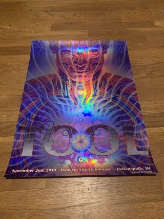 Tool Poster Signed By All - Alex Grey Indianapolis 11/2