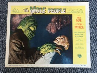 Set Of 8 Lobby Cards The Mole People 1956.  Monster Halloween 7