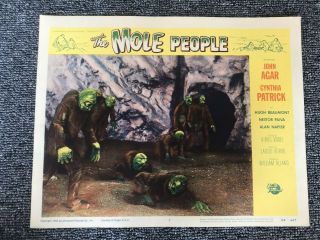 Set Of 8 Lobby Cards The Mole People 1956.  Monster Halloween 9