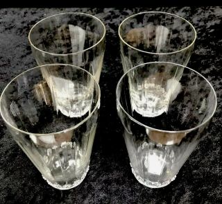 Very Rare Vintage Set Of 12 signed Rene Lalique Graines Large Drinking Glasses R 4