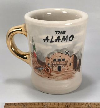 The Alamo John Wayne Cast & Crew Mug 1960 Vintage Texas Historic Landmark Movie