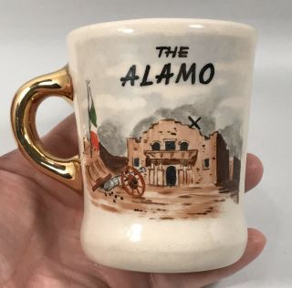 The Alamo John Wayne Cast & Crew Mug 1960 Vintage Texas Historic Landmark Movie 2