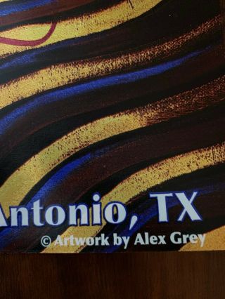 Signed TOOL Concert Poster - Alex Grey - San Antonio 10/25/19 9