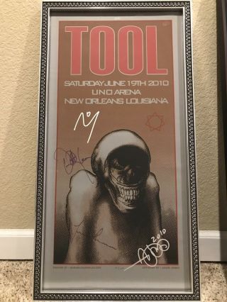 Tool Autographed Poster