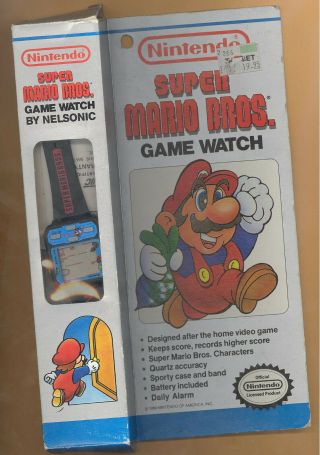 Nintendo Mario Bros Game Watch Nelsonic 100 Complete