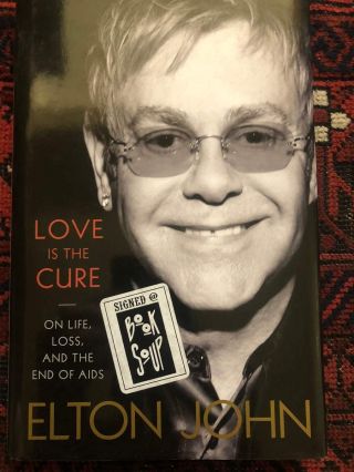 Elton John Signed Book Love Is The Answer Signed At Book Soup Los Angeles Look