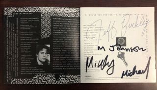 Jeff Buckley Grace CD Signed Autographed 2