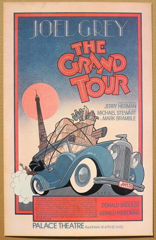 Triton Offers Orig 1979 Broadway Poster The Grand Tour Joel Grey Jerry Herman