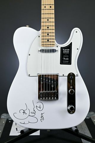 Keith Urban Autographed Fender Telecaster Guitar Benefits Real Men Wear Pink