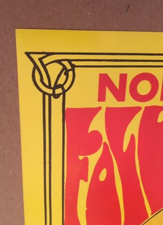JIMI HENDRIX LED ZEPPELIN Poster 1969 Northern CA Folk Festival 1st Rare Vintage 2