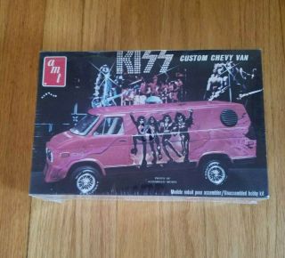 Never Opened Rare 1977 Kiss Band Custom Chevy Van Amt Model Kit