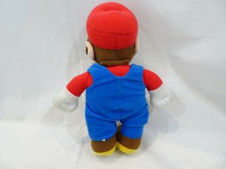 Nintendo Plush KellyToy Mario Plush FIRST PRINT RARE VARIANT Black Eyes 2001 VTG 4