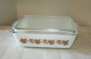 Vintage Pyrex Rare HTF Sandalwood Refrigerator Dish Set 2