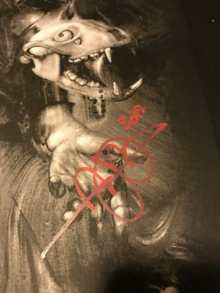 Signed Tool Poster From Houston Toyota Center 4