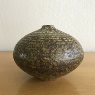 Fine Vintage Vivika Otto Heino Studio Art Pottery Weed Pot Vase California