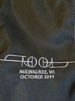 TOOL 10/31/19 Milwaukee Fiserv Forum Signed Poster,  Hoodie,  Backpack,  Pin Set 3