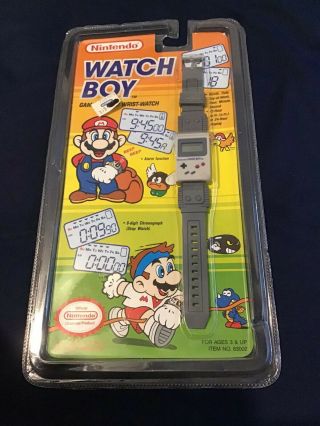 Vintage 1993 Nintendo Watch Boy Game Boy LCD Wrist - Watch 3