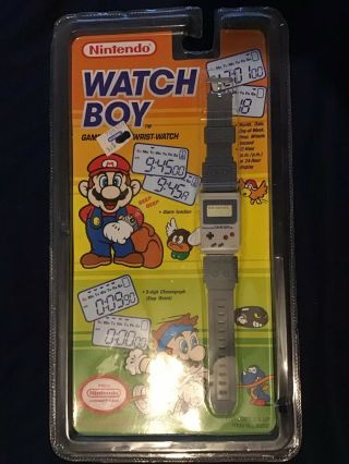 Vintage 1993 Nintendo Watch Boy Game Boy LCD Wrist - Watch 4