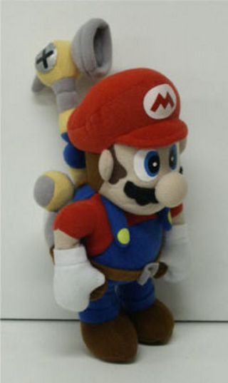 Nintendo Mario Sunshine And Fludd Bd&a Plush Toy