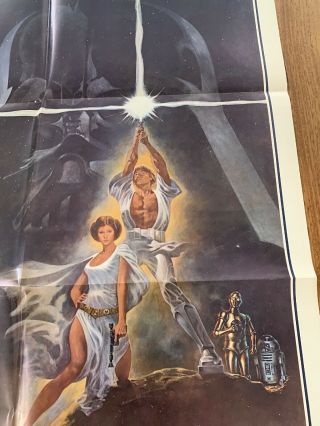 Star Wars 27X41 US One Sheet Movie Poster 1977 7