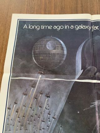 Star Wars 27X41 US One Sheet Movie Poster 1977 9