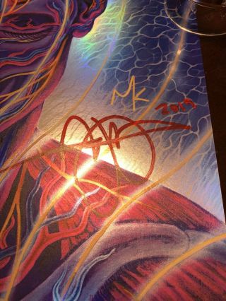 TOOL SIGNED Poster/Print - Indianapolis 11/02/19 - Limited Edition - ALEX GREY 5