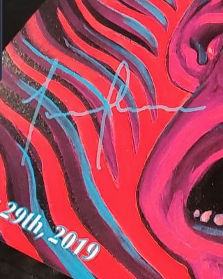Tool OFFICIAL Concert Poster Alex Gray AUTOGRAPHED By the Band Limited 1/99 5