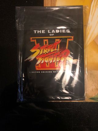 2019 Sdcc Udon Exclusive Ladies Of Street Fighter Iii Metal Card Set