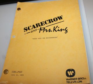 Scarecrow And Mrs.  King Tv Series Show Script Episode Parade Of Homes