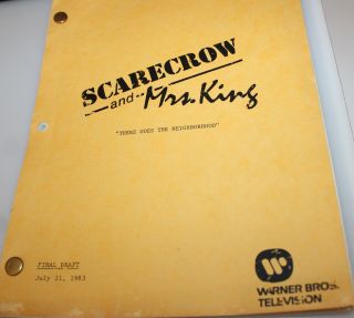 SCARECROW AND MRS.  KING TV SERIES SHOW SCRIPT EPISODE PARADE OF HOMES 2