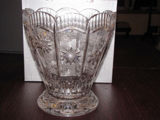Snowflake Wishes Large Ice Bucket Or Vase By Waterford,  Nib Made In Ireland