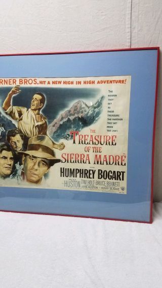 Treasure of the Sierra Madre Movie Poster Rare Humphrey Bogart Film Art 4