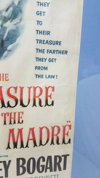 Treasure of the Sierra Madre Movie Poster Rare Humphrey Bogart Film Art 6