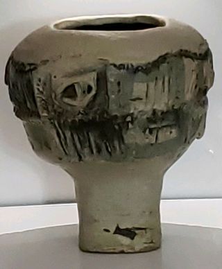 Radical Mcm Cohen Sculls Abstract Ceramic Brutalist Art Pottery Sculpture Vase