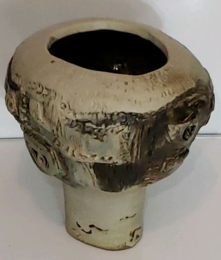Radical MCM COHEN sculls ABSTRACT CERAMIC BRUTALIST Art Pottery SCULPTURE Vase 4