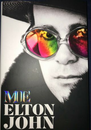 Elton John Signed Me Autobiography First Edition Hard Cover Book Rare 1/100