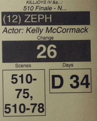 Killjoys Zeph Kelly McCormack Screen Worn Killjoy Jacket & Gloves Ep 510 9