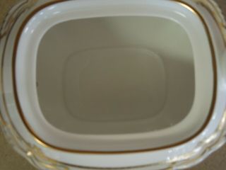 Spode ENGLAND STAFFORD FLOWERS (BONE) Tea Pot Y8519 - V Gold trim 8