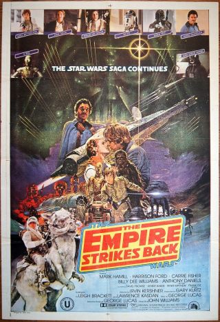 Indian 1 - Sheet Ohrai - Art Empire Strikes Back Movie Poster George Lucas Star Wars