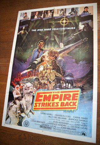 Indian 1 - Sheet Ohrai - Art EMPIRE STRIKES BACK Movie Poster George Lucas STAR WARS 2