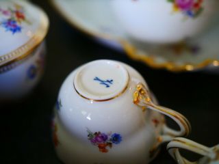 meissen porcelain tea set from Germany - 1815 - 1924 3