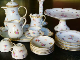 meissen porcelain tea set from Germany - 1815 - 1924 5