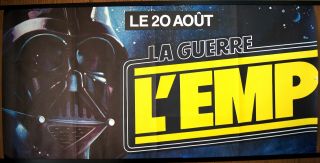 France 26x108 Banner Star Wars EMPIRE STRIKES BACK 1980 French Movie Poster RARE 4