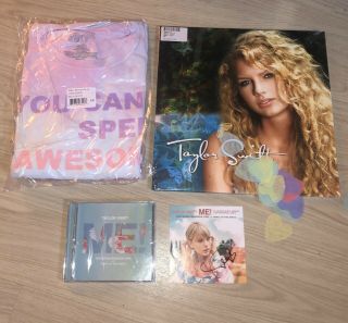 Taylor Swift Stuff,  Signed Me Card Picture Insert,  Vinyl,  Me Cd,  Shirt L