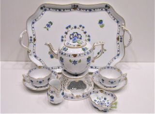 Herend Lahore Tea Set for 2 Persons. 3
