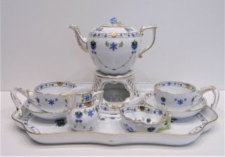 Herend Lahore Tea Set for 2 Persons. 4