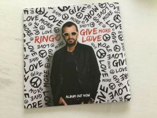 RIngo Starr And His All Starr Band - Beatles Drummer 2019 Concert Program 12x12 2